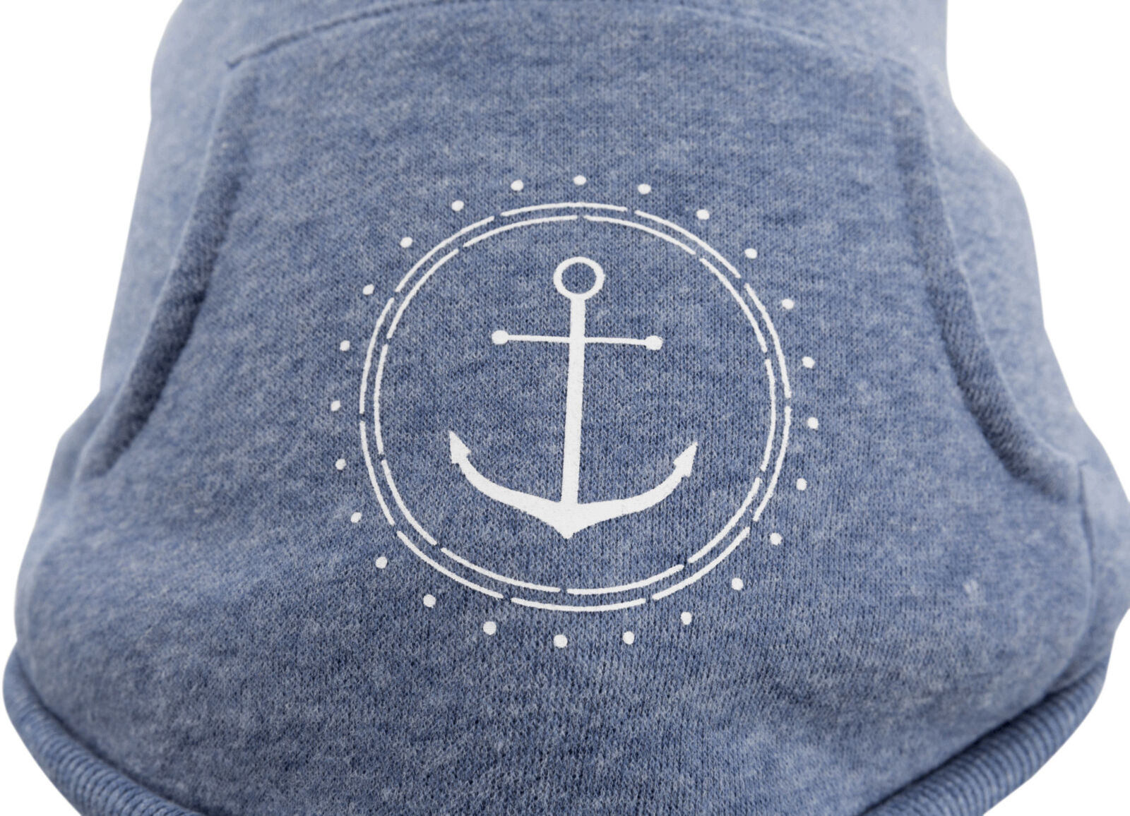 Trixie Hundepulli BE NORDIC Hoodie Flensburg | Hundepullover mit Kapuze | Farbe Blau - Gr. XS 27 cm Rückenlänge