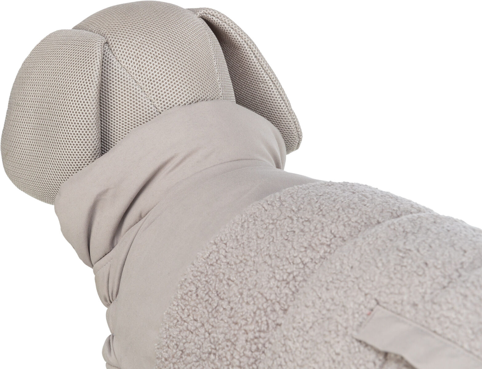 TRIXIE Wintermantel Ajou | Wintermantel für Hunde – warm, wasserdicht | Farbe Grau - Gr. S 40 cm Rückenlänge