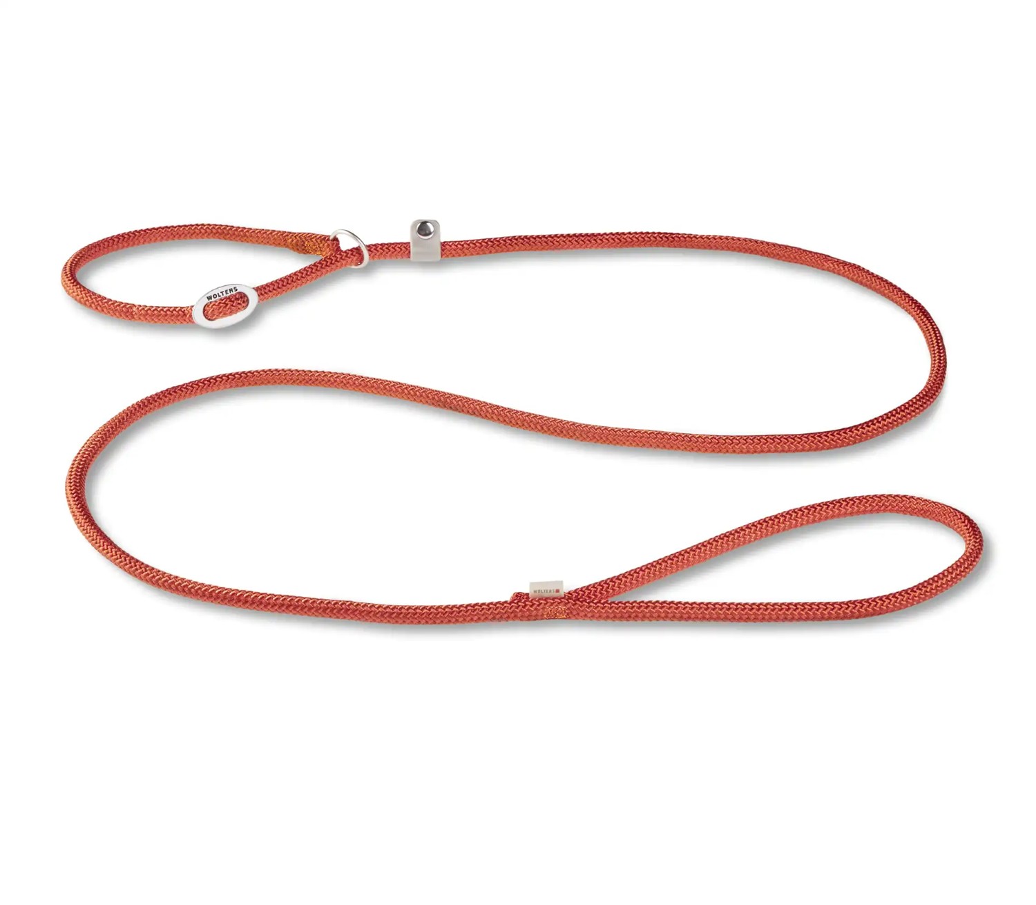 Wolters K2-Tauprogramm Moxonleine Rotorange | Kombination aus Führleine und Halsband | Länge 180 cm x 0,9 cm
