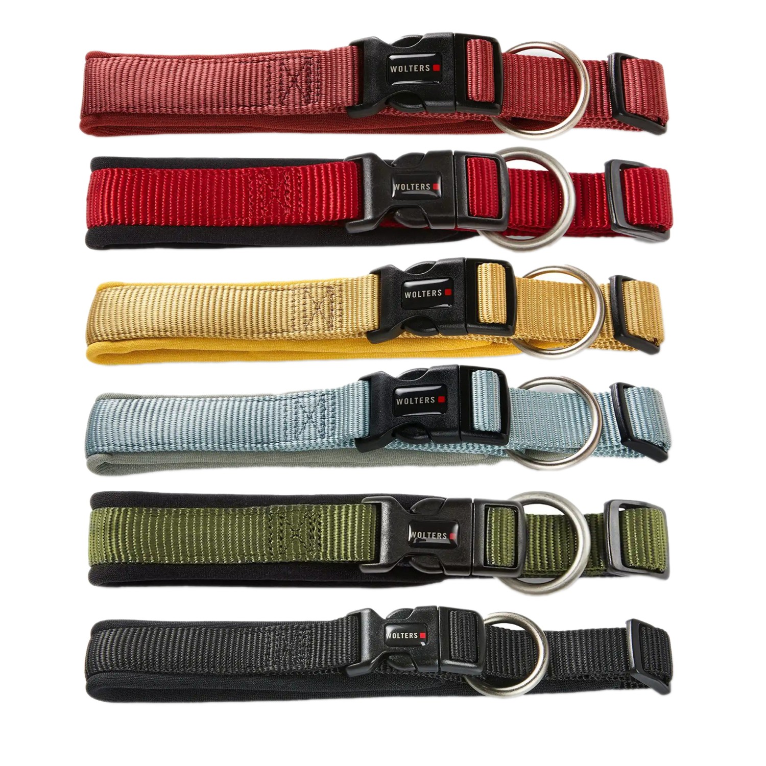 WOLTERS Professional Comfort Hundehalsband Aqua | Neopren-Polsterung & Schnellverschluss | Gr. -1 (20-24 cm x 15 mm)
