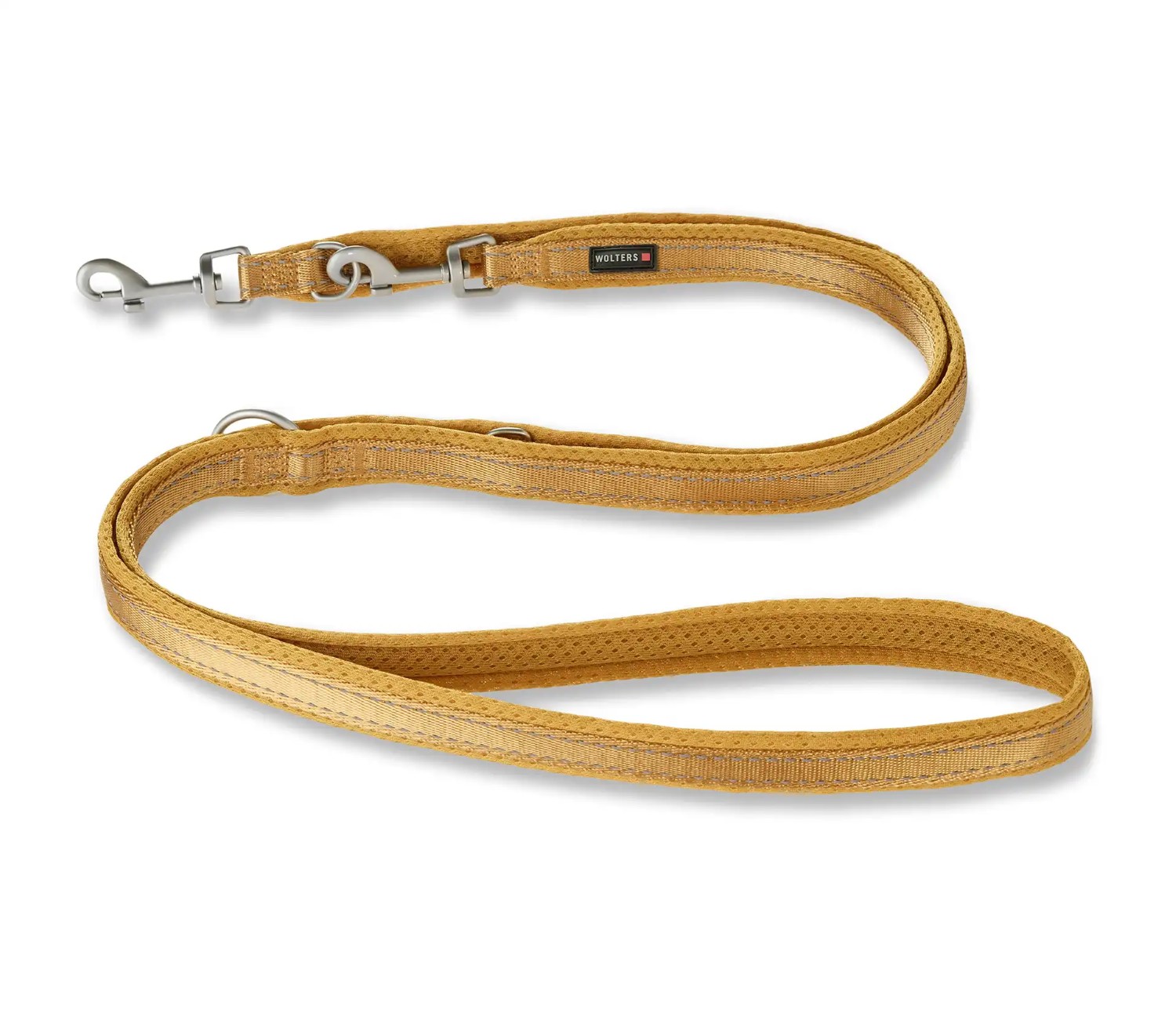 Wolters Light Mesh Führleine | Hundeleine leicht, weich & flexibel | Farbe Camel - Größe 200 cm x 15 mm