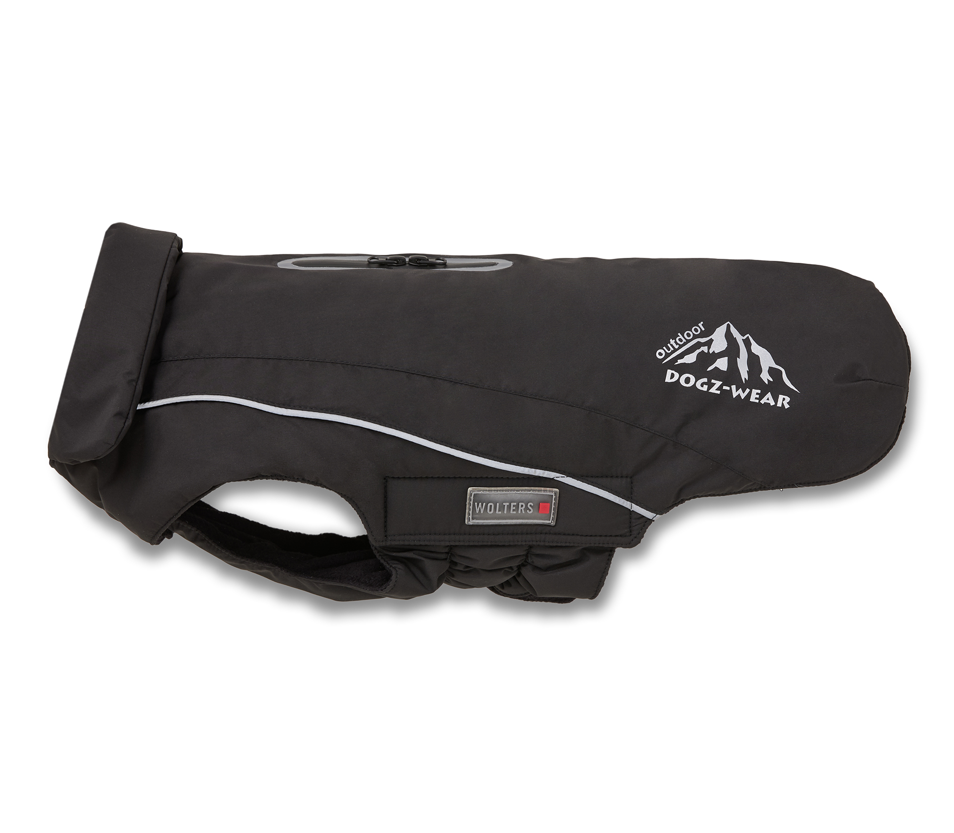 Wolters Wolters Skijacke Dogz-Wear | Wintermantel für Hunde | Farbe Schwarz | Größe 28 (Rückenlänge 27 - 29 cm)