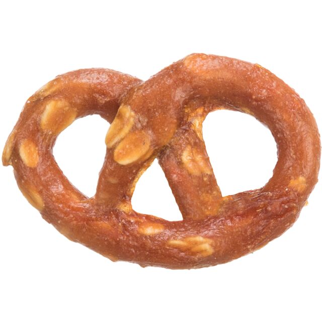Trixie Hundesnack Mini Pretzel mit Huhn | Kauartikel Hühnerfleisch | Stück je 10 g