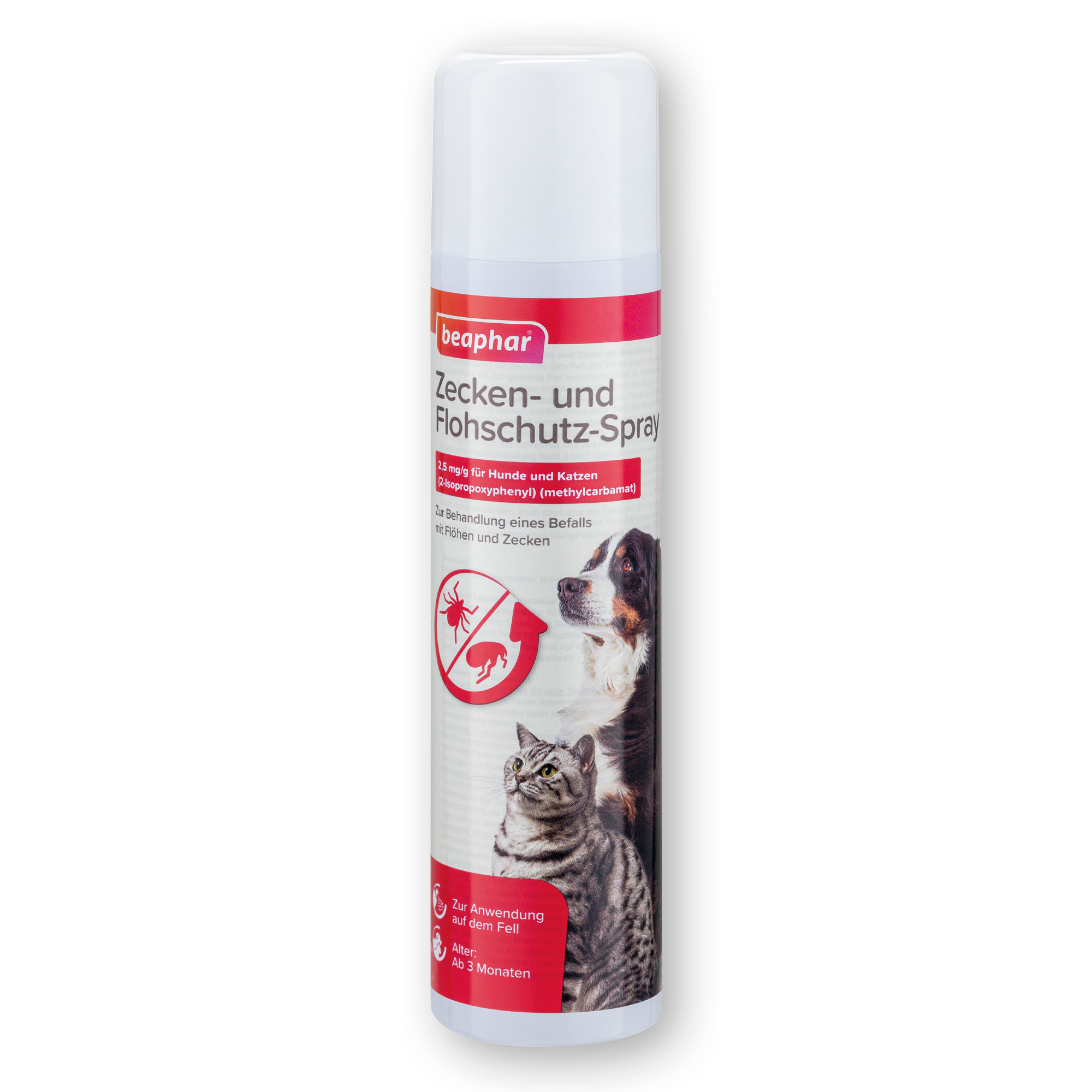 Beaphar Zecken- und Flohschutz-Spray | Anwendbar für Hund und Katze | 250 ml