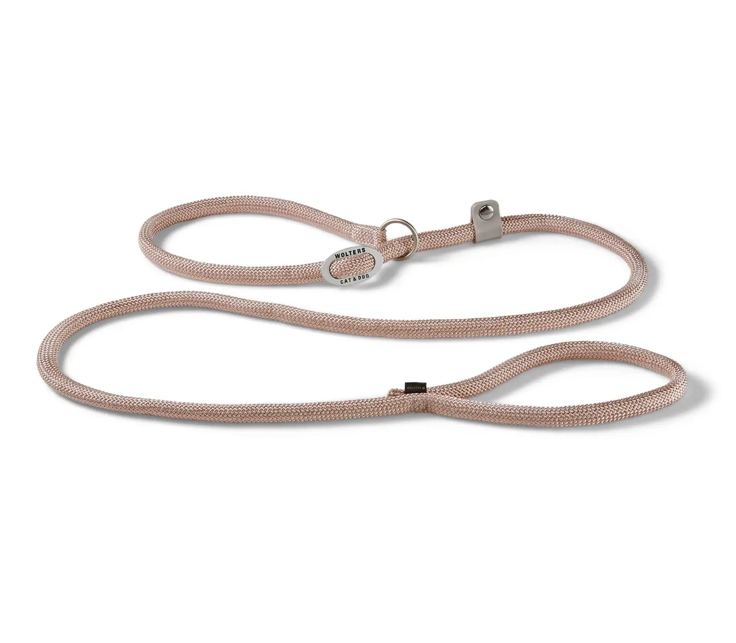 Wolters K2-Tauprogramm Moxonleine Champagner | Kombination aus Führleine und Halsband | Länge 180 cm x 0,9 cm