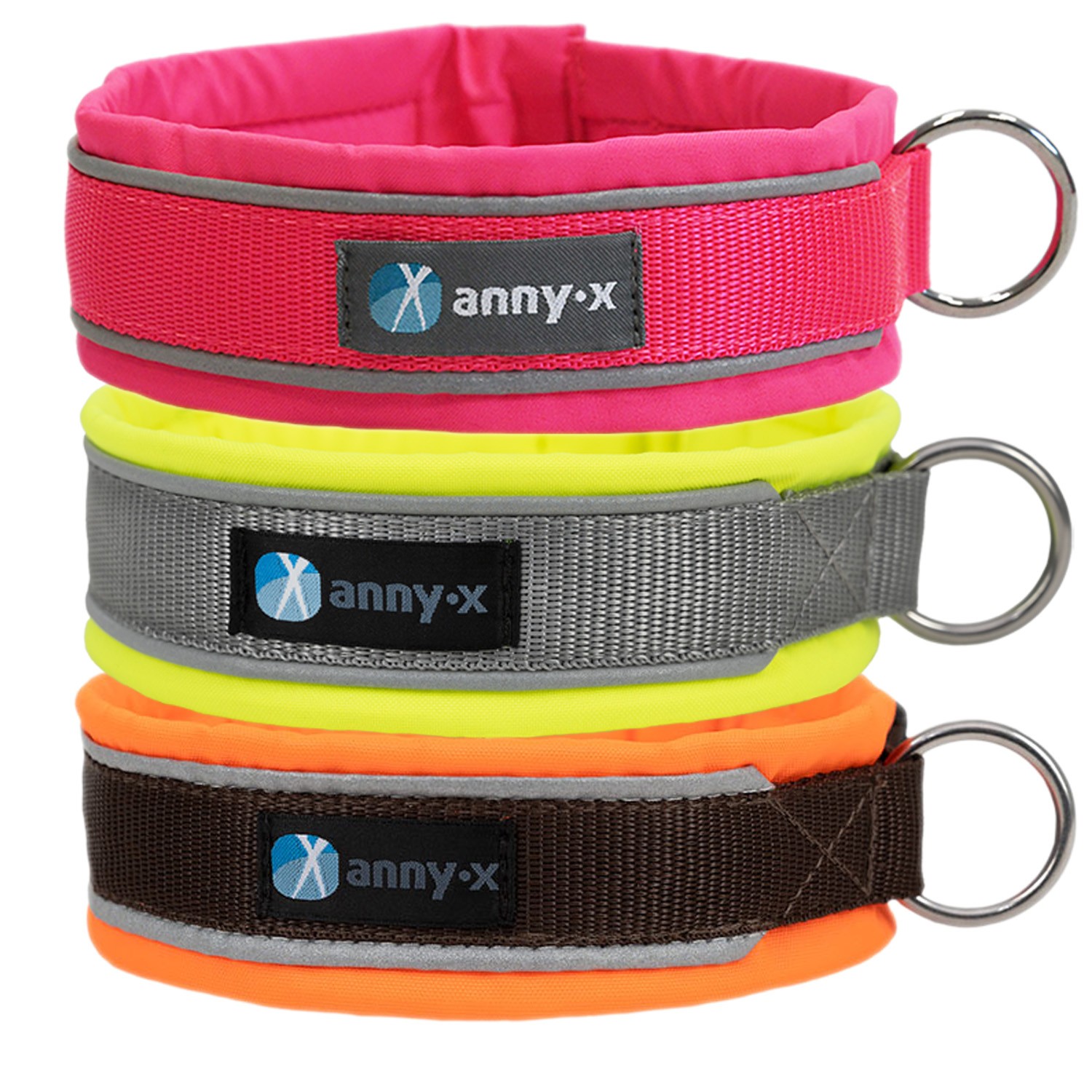 Anny·X Steckhalsband Fun Protect | Gepolstertes Hundehalsband | in verschiedenen Farben und Größen
