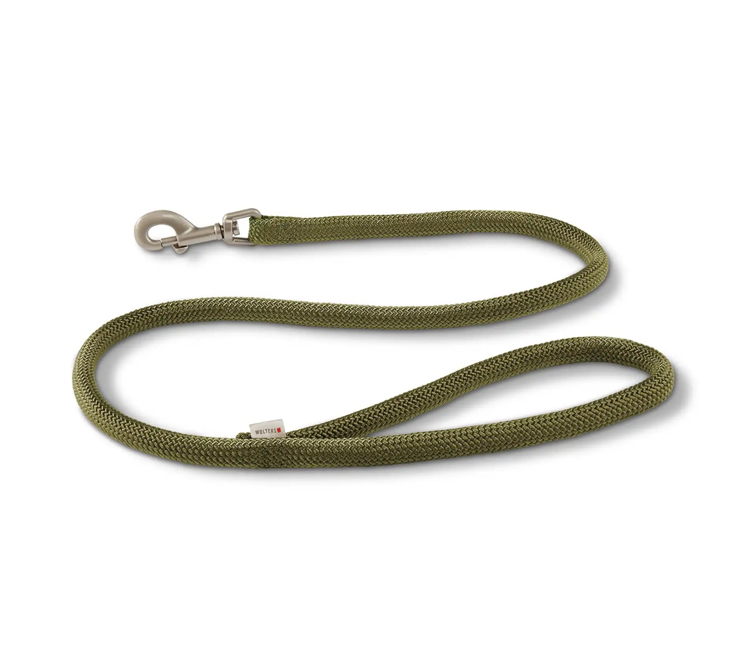 Wolters K2-Tauprogramm Cityleine Oliv | Robuste Hundeleine für sichere Spaziergänge | Länge 100 cm x 0,9 cm