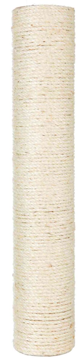 TRIXIE Ersatz-Stamm | Stamm für Kratzbäume mit Sisal Kordel ummantelt | Ø 11 cm x 60 cm | Gewinde M11