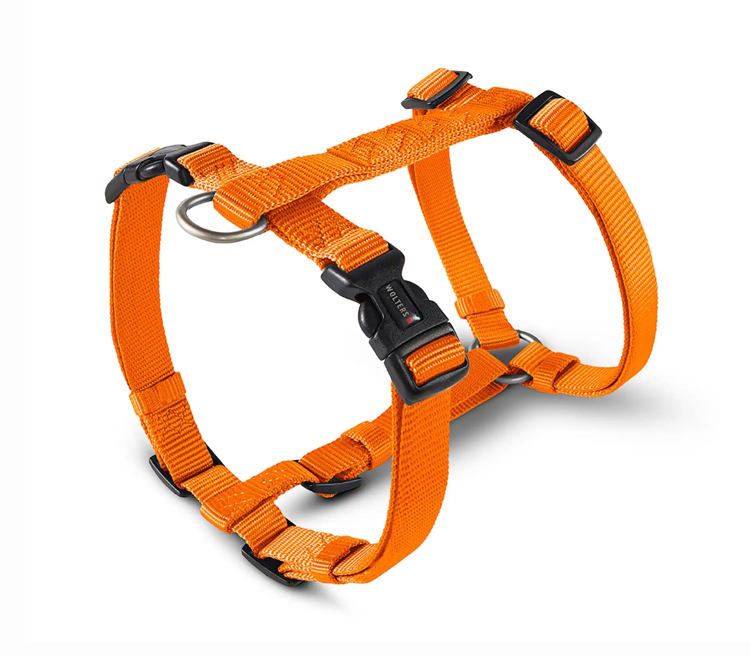 WOLTERS Professional Hundegeschirr | Brustgeschirr breite Brust für Mops, Bulli & Co. | Mango - Gr. XL (55-80 cm x  25 mm)