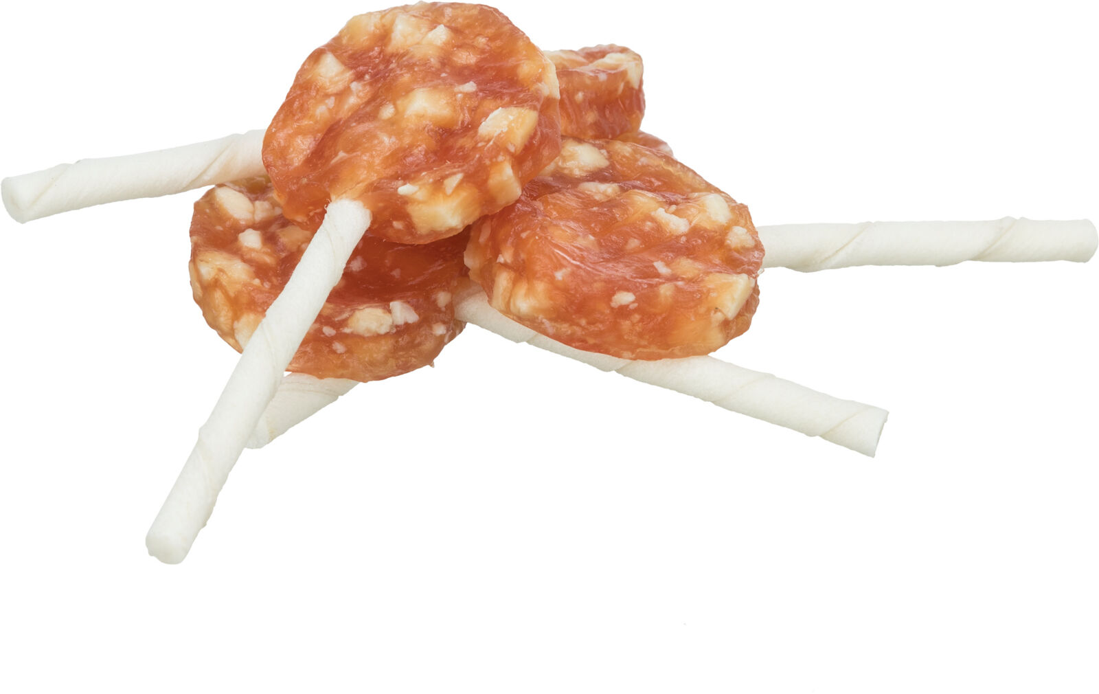 Trixie Hundesnack Lolly mit Huhn & Käse | Kauartikel Snackknochen ummantelt mit Entenbrust | Stück je 10 cm - 20 g