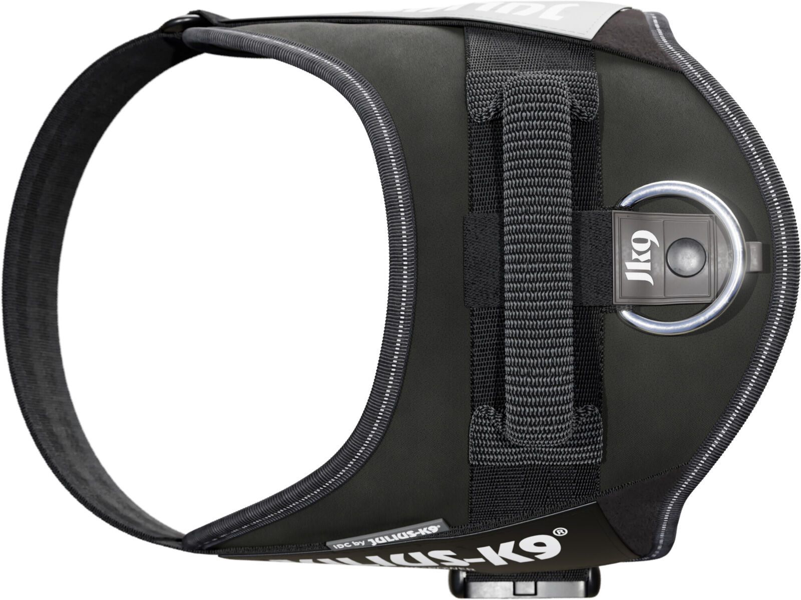 Julius-K9® IDC® Powergeschirr | Professionelles Hundegeschirr in Schwarz Gr. 1 / L (Brustumfang 66-85 cm)