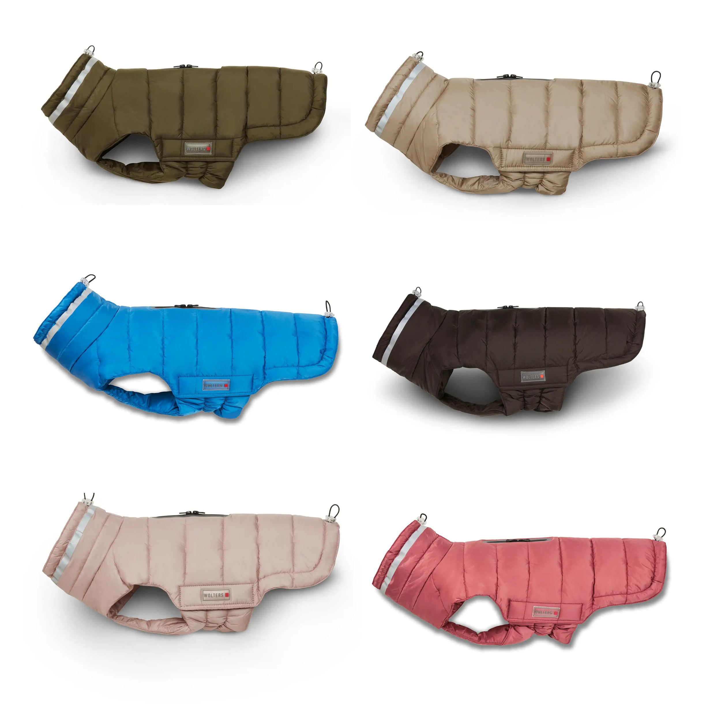 Wolters Steppjacke Cosy Rostrot | Wintermantel für Hunde schützt vor Wind & Kälte | Größe 26 (25 - 27 cm)