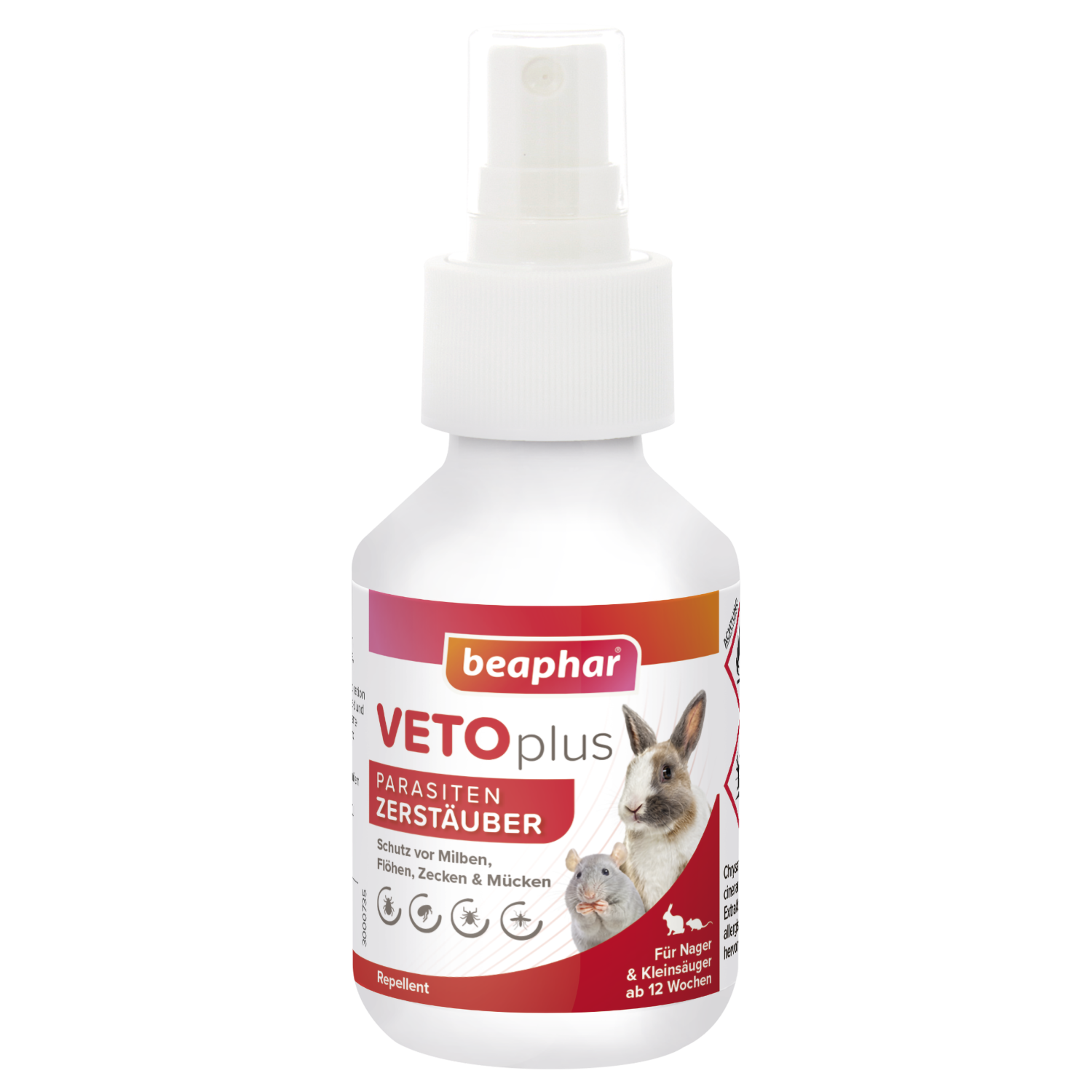 Beaphar VETOplus Parasiten Spray | Zerstäuber Spray für Nager und Kleinsäuger | Flasche 100 ml