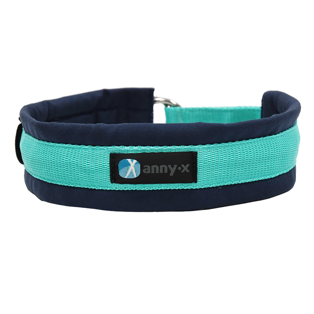 Anny·x Zugstopphalsband Fun Ozean | Bequemer Sitz ohne Schliessen | Größe 2 (27-33 cm)