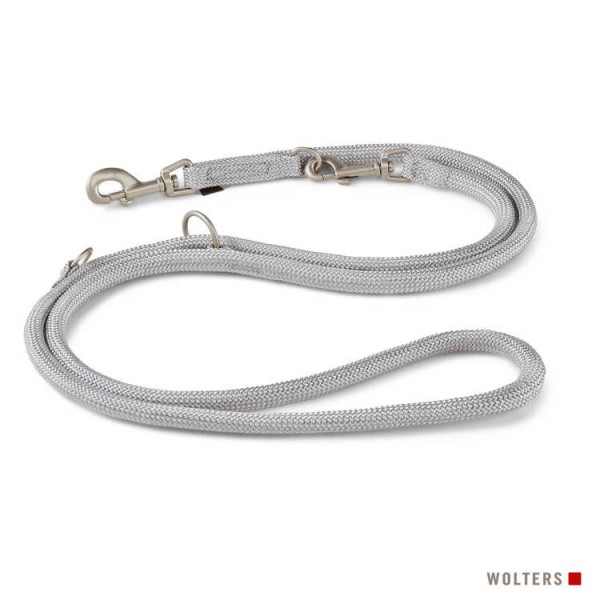 Wolters K2-Tauprogramm Führleine | Silber | Länge 200 cm x 0,9 cm
