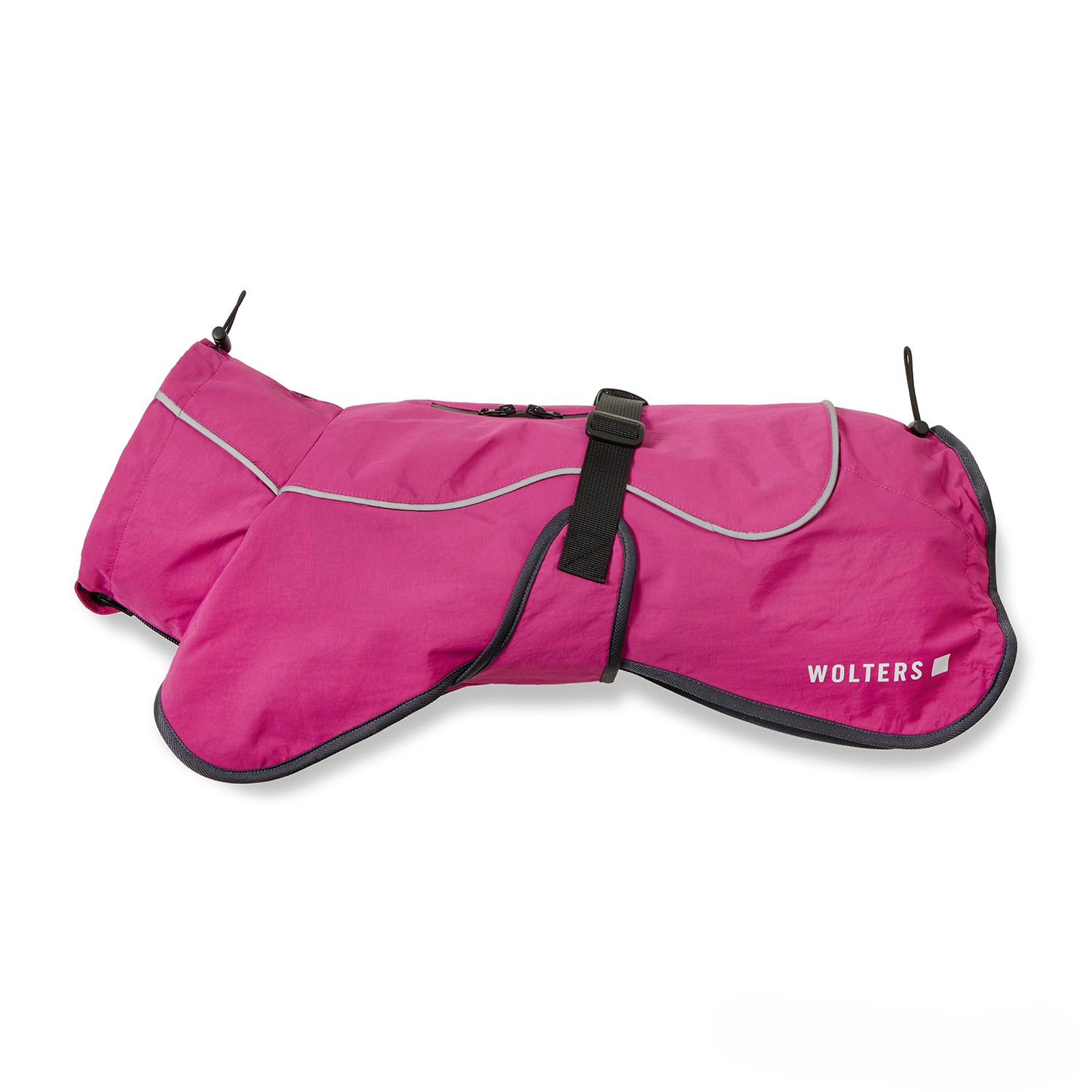 Wolters Hundejacke Cape Drizzle | Ganzjahresjacke für Hunde in der Farbe Magenta | Größe 28 (Rückenlänge 27 - 29 cm)