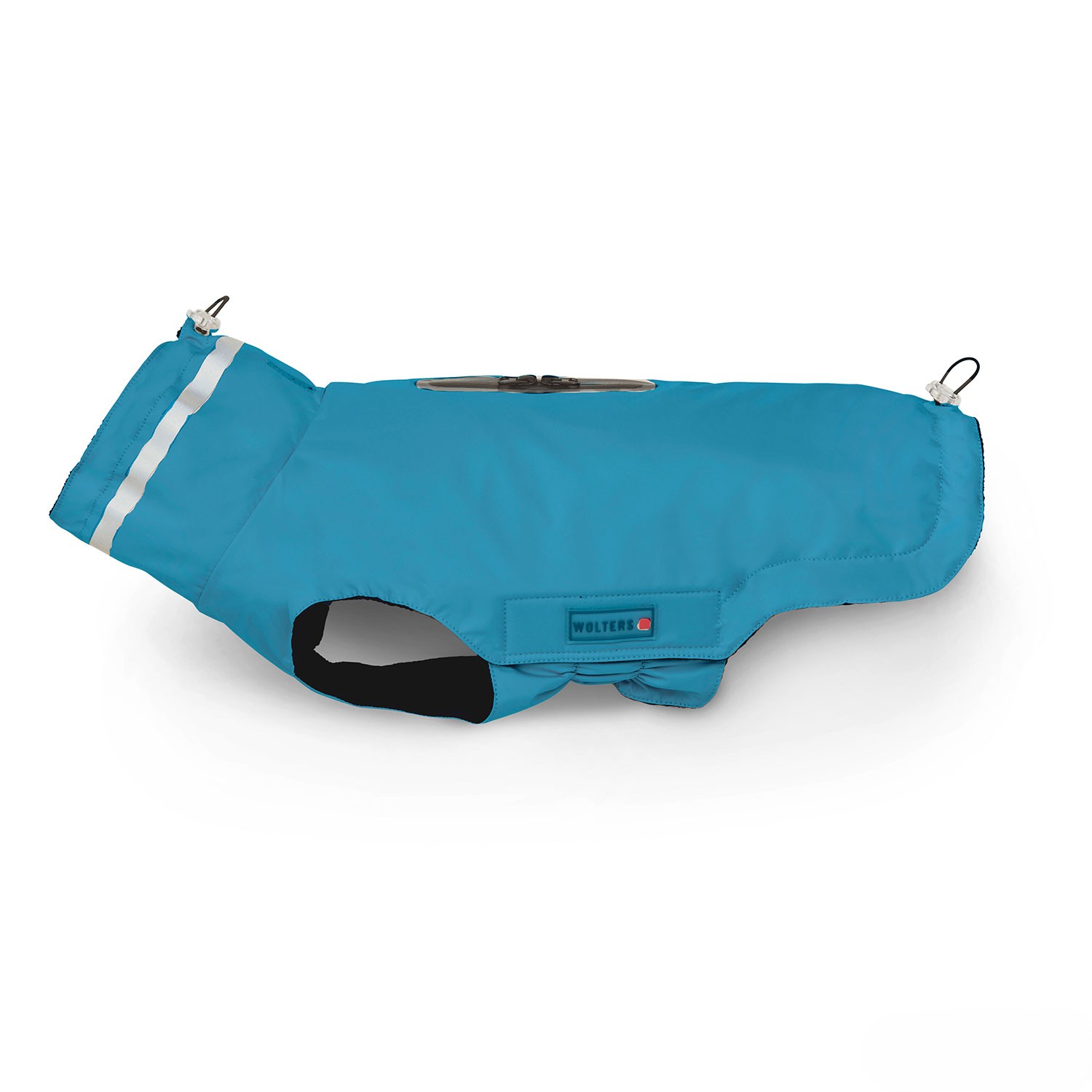 Wolters Outdoorjacke Modern Classic | Hundejacke die perfekt schützt bei Kälte und Nässe | Blau - Gr. 28 (Rückenlänge 27 - 29 cm)