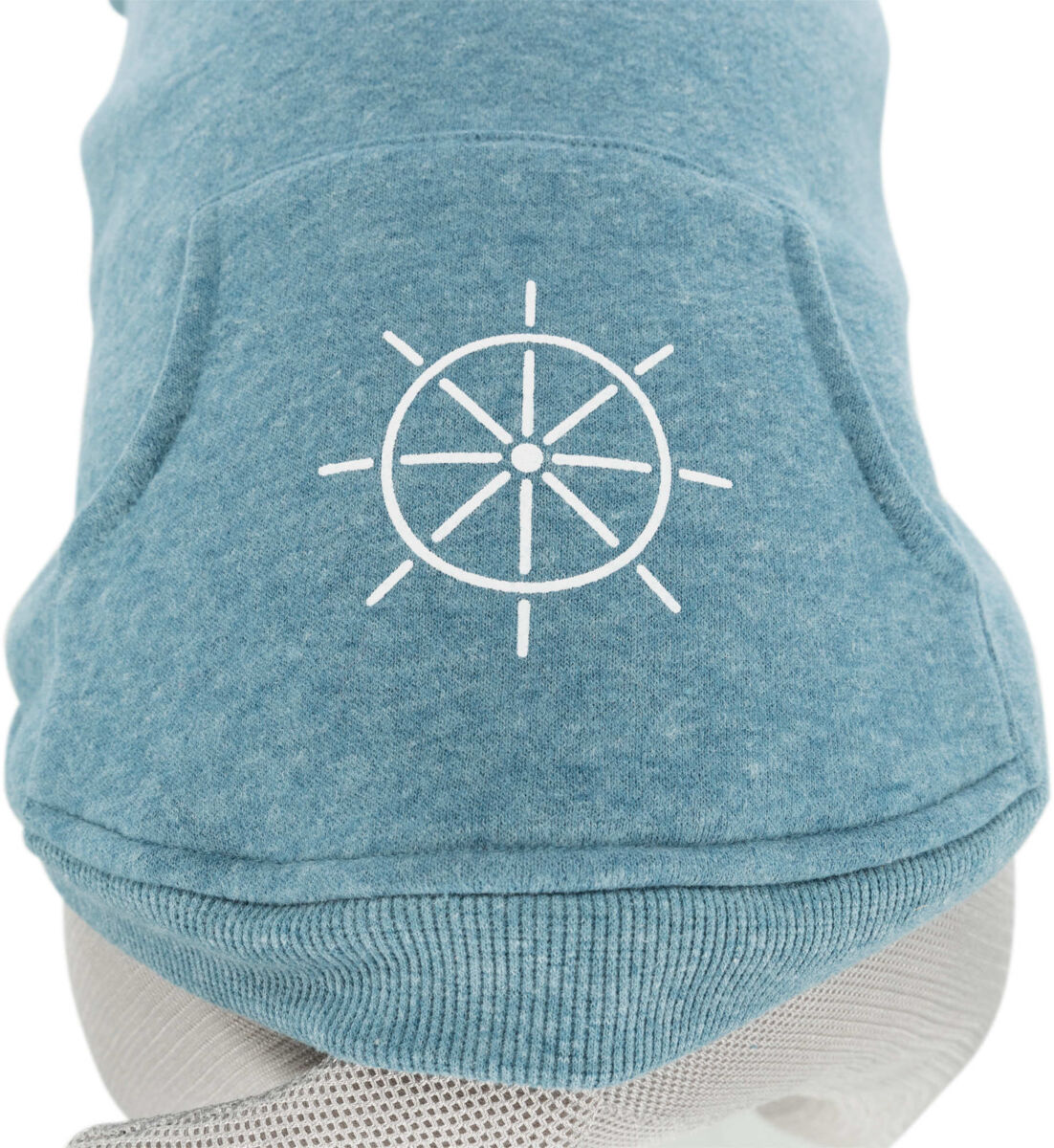 Trixie Hundepulli BE NORDIC Hoodie Flensburg | Hundepullover mit Kapuze | Farbe Petrol - Gr. XS 27 cm Rückenlänge