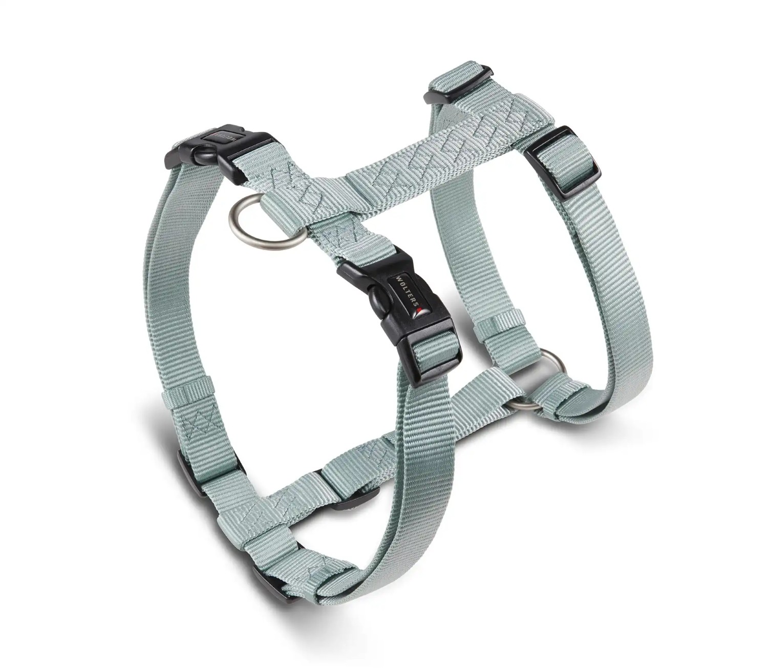 WOLTERS Professional Hundegeschirr | verstellbares Nylon-Geschirr für Hunde | Salbeigrün - Gr. XS  (Brustumfang 25-35 cm, Breite 10 mm)