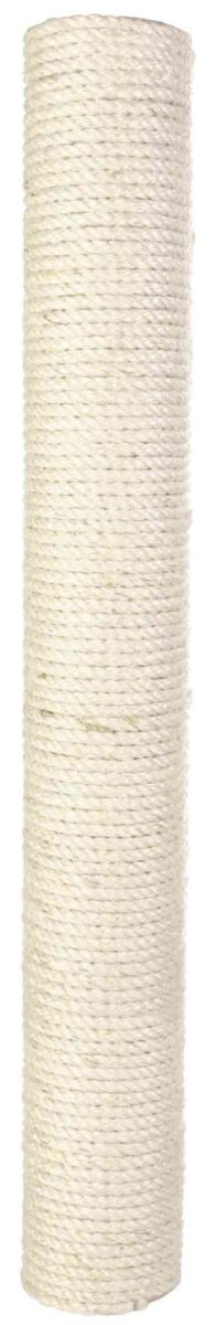 TRIXIE Ersatz-Stamm  | Stamm für Kratzbäume mit Sisal Kordel ummantelt | Ø 9 cm x 70 cm | Gewinde M8