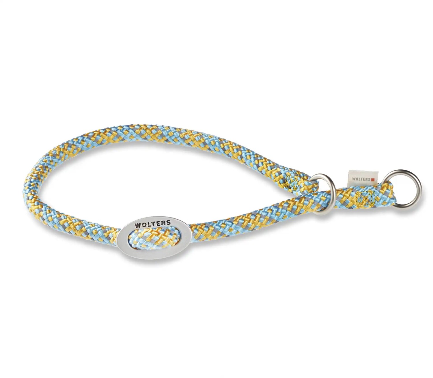 Wolters Everest-Tauprogramm Schlupfhalsband Türkis-Gelb | Hundehalsband mit Reflektor Streifen | Gr. 30