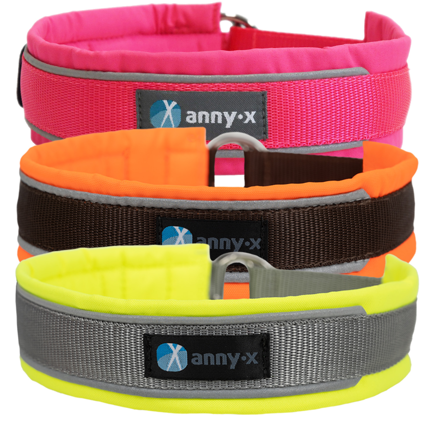 Anny·X Zugstopphalsband Protect | Bequemer Sitz ohne Schließen | Verstellbar, verschiedene Farben und Größen