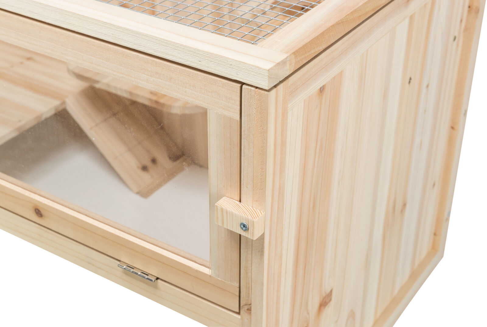 TRIXIE Nagerheim | Kleintierkäfig aus Holz – 100 × 50 × 50 cm