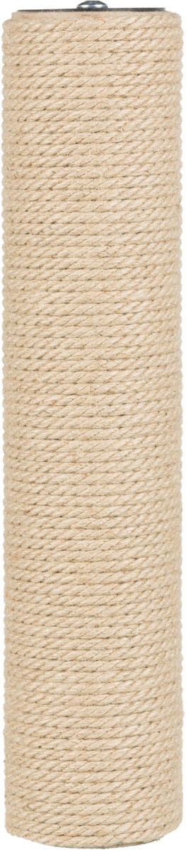 TRIXIE Ersatz-Stamm | Stamm für Kratzbäume mit Jute Kordel ummantelt | Ø 9 cm x 40 cm | Gewinde M8