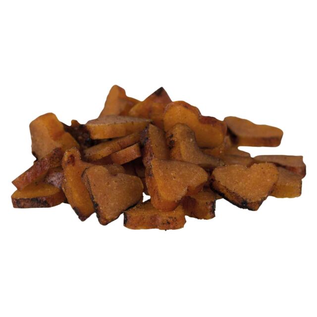 Trixie Premio Barbecue Hearts mit Hühnerbrust | Aromatischer Katzensnack mit hohem Fleischanteil | Ergänzungsfutter Beutel 50 g