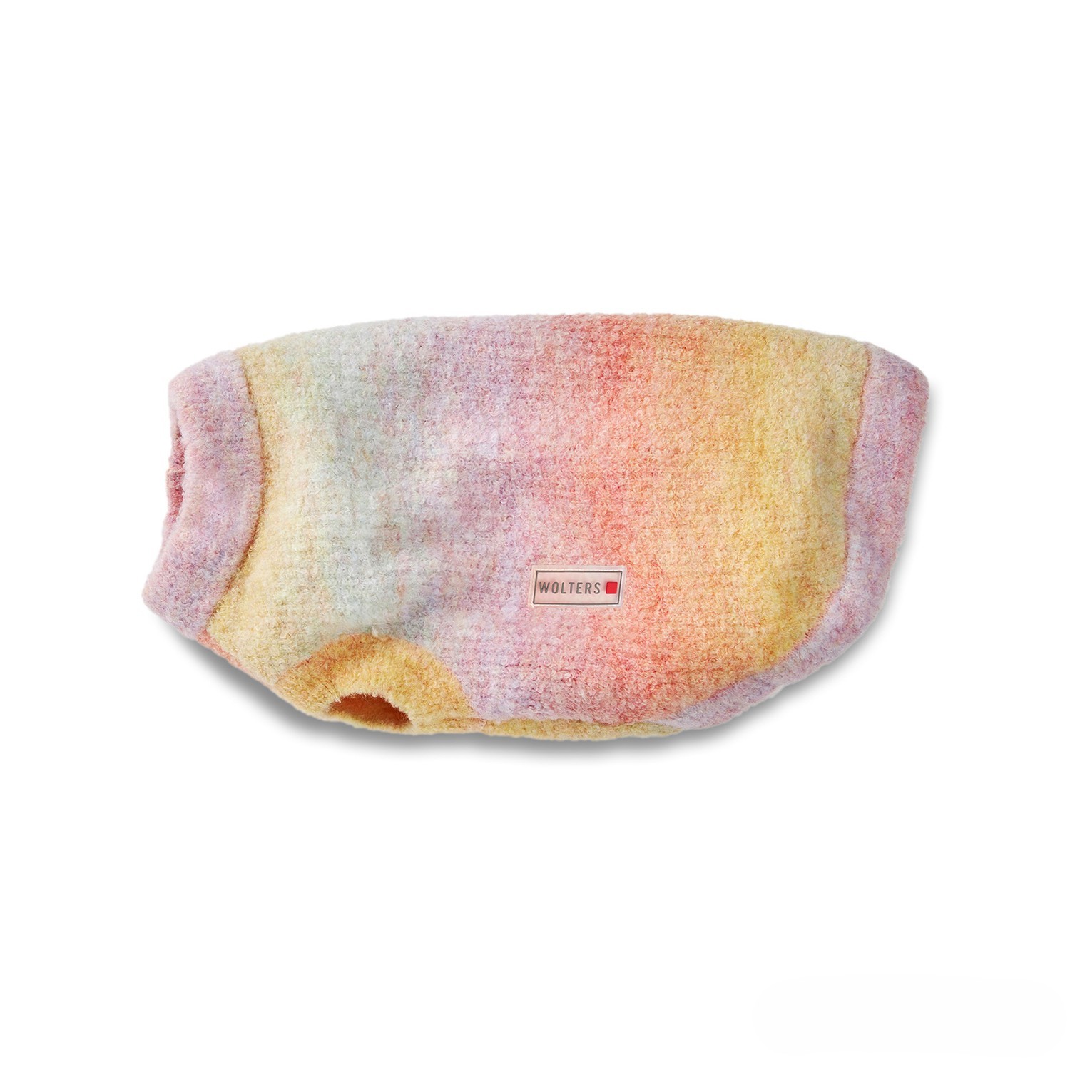 WOLTERS Strickpullover Sunset | Hundepullover mit pastellfarbenen Verlauf | verschiedene Größen