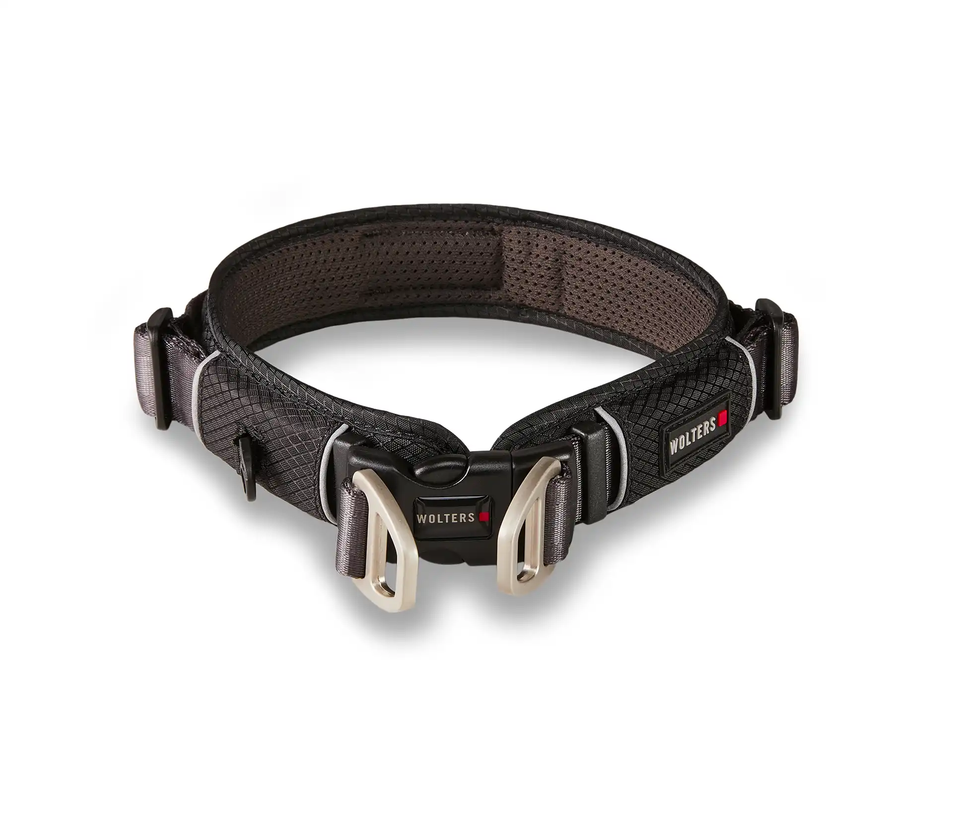 Wolters Active Pro Comfort Halsband | Schwarz-Anthrazit | Größe 35-40 cm x 30 mm