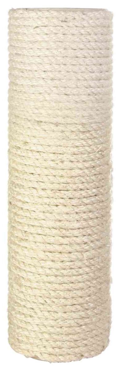 TRIXIE Ersatz-Stamm | Stamm für Kratzbäume mit Sisal Kordel ummantelt | Ø 9 cm x 30 cm | Gewinde M8