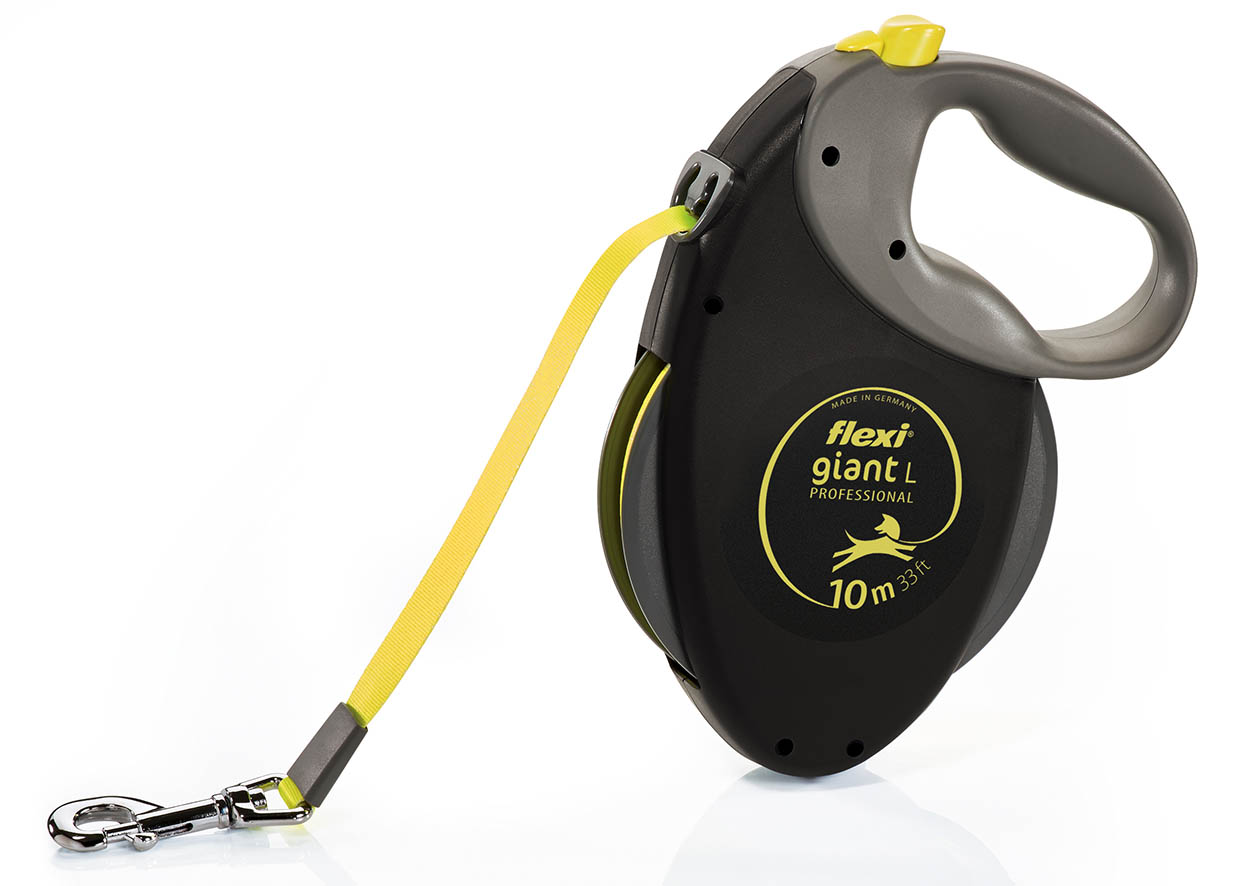 flexi® Giant Gurtleine | Rollleine für Hunde | Gurtlänge 8 m | Größe XL für Hunde bis 75 kg