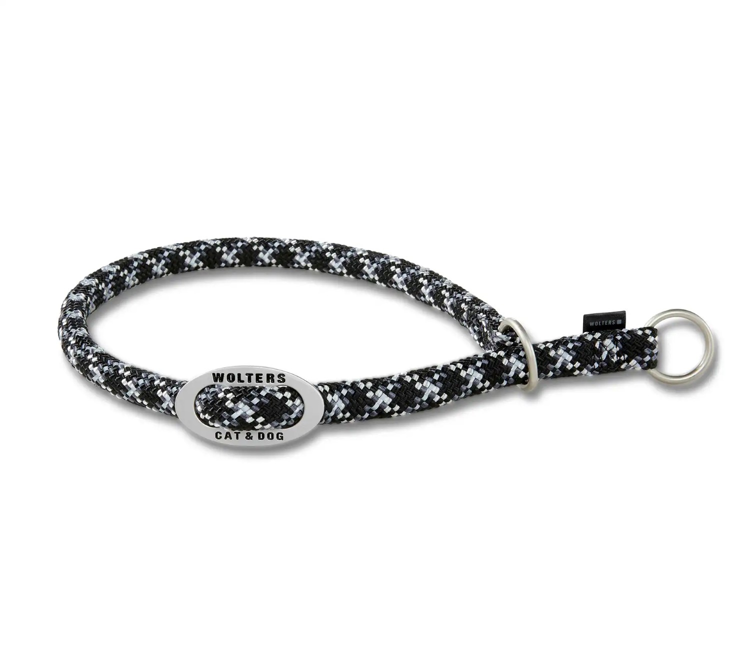 Wolters Everest-Tauprogramm Schlupfhalsband Schwarz-Graphit | Hundehalsband mit Reflektor Streifen | Gr. 30
