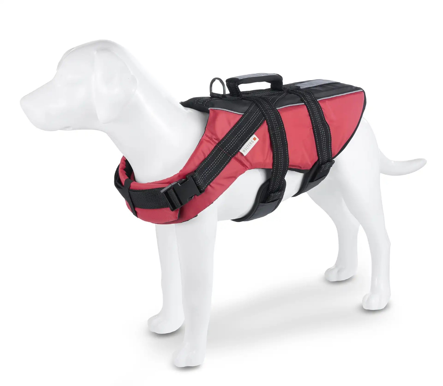 WOLTERS watchout Schwimmweste für Hunde | Hundesicherheitsweste für jedes Wasser | Größe XS (Brustumfang 35 - 55 cm)