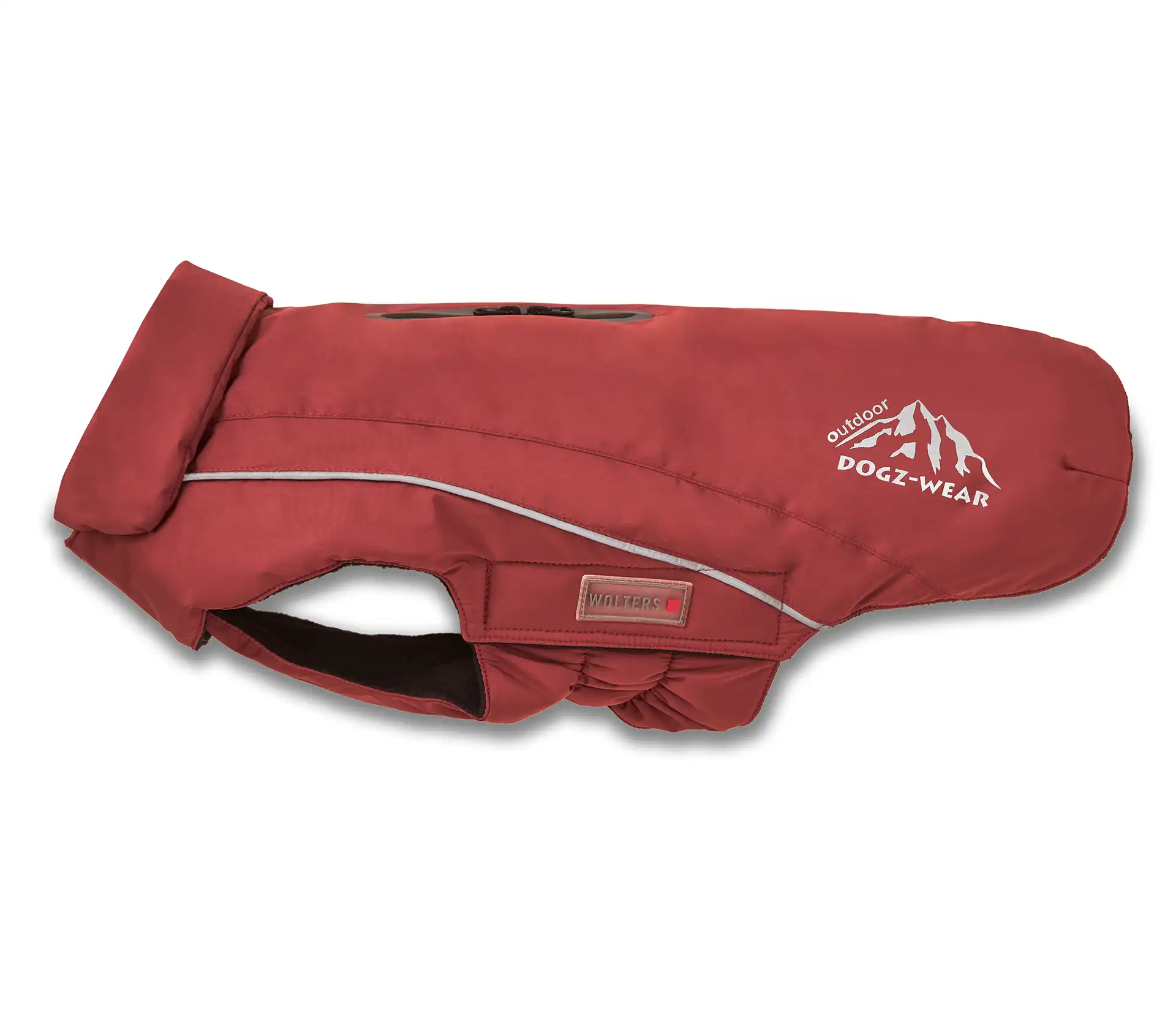 Wolters Wolters Skijacke Dogz-Wear | Wintermantel für Hunde | Farbe Rostrot | Größe 28 (Rückenlänge 27 - 29 cm)