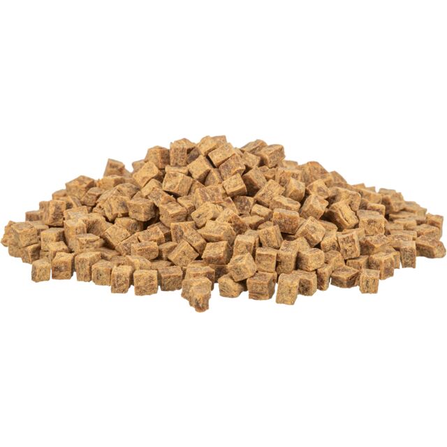 Trixie Mini Cubes mit Hühnerbrust & Hühnerleber | Schmackhafter Snack für Katzen | Ergänzungsfutter Beutel 50 g