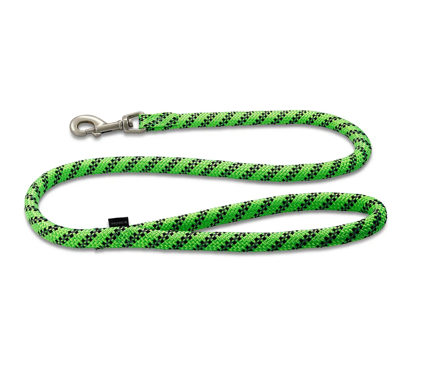 Wolters Everest-Tauprogramm Cityleine Lime-Schwarz | robuste & reflektierende Hundeleine | Länge 100 cm x 1,3 cm