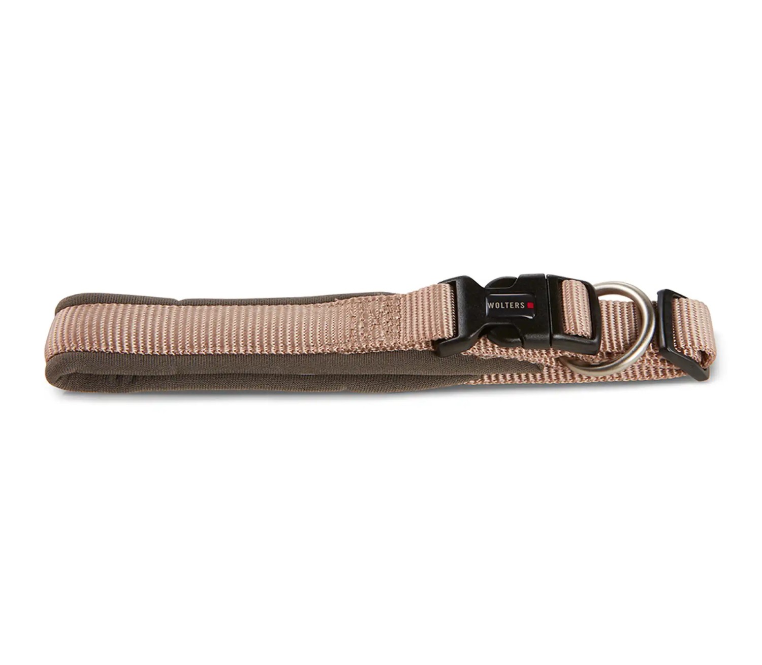 WOLTERS Professional Comfort Hundehalsband Champagner-Trüffel | Neopren-Polsterung & Schnellverschluss | Gr. -1 (20-24 cm x 15 mm)