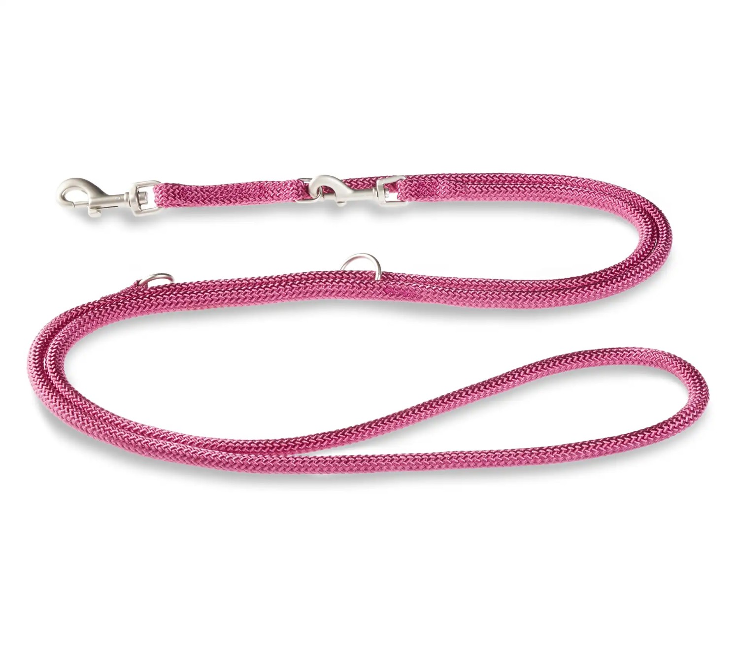 Wolters K2-Tauprogramm Führleine Magenta | Hundeleine flexibel, robust & komfortabel | Länge 200 cm x 0,9 cm