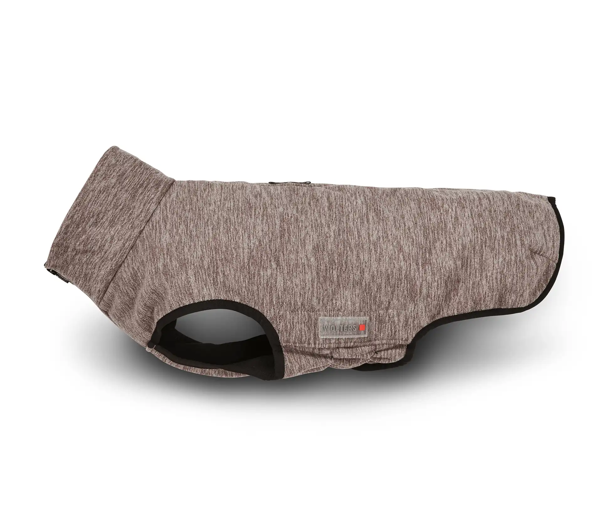 Wolters Fleecejacke Casual | Hundebekleidung für Komfort bei jedem Wetter | Farbe Taupe Gr. 22 (Rückenlänge 22 - 24 cm)