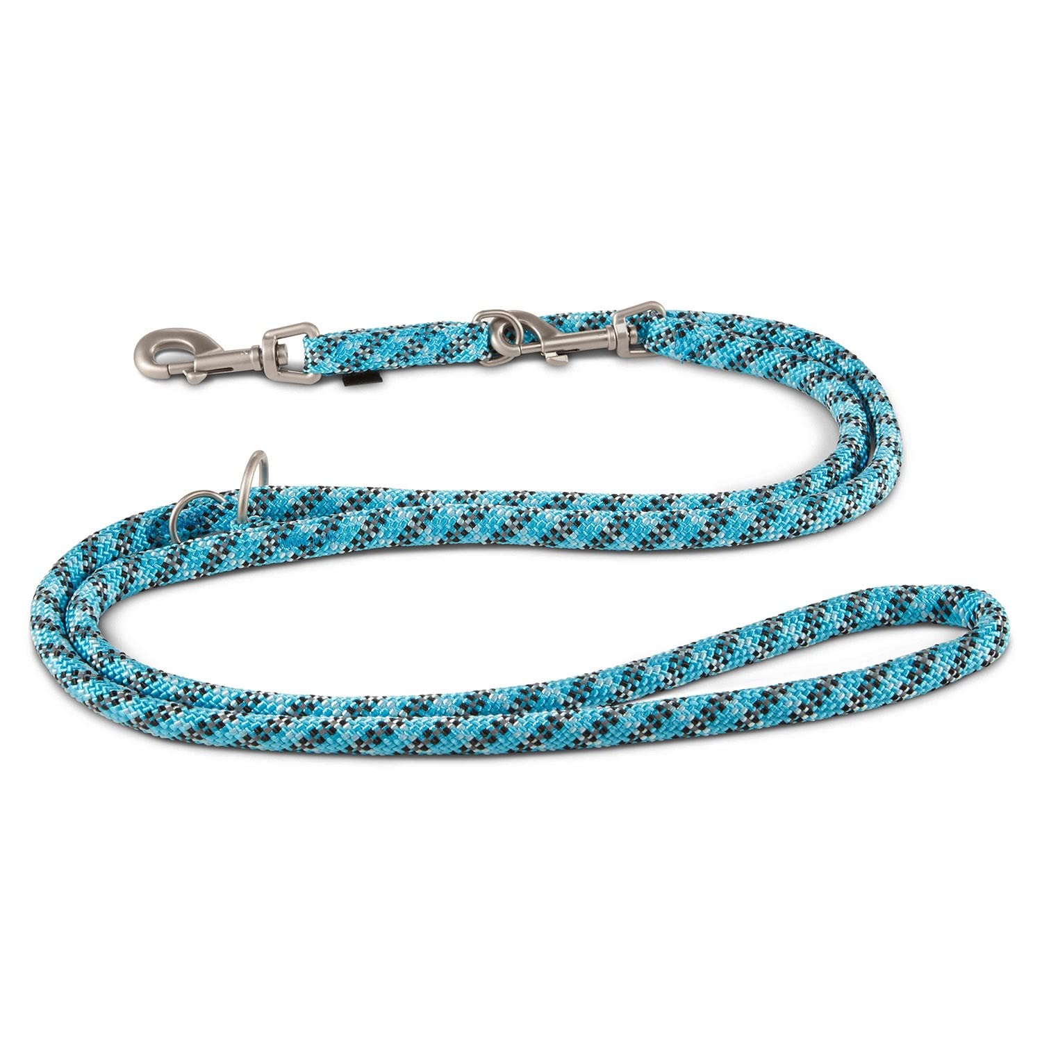 Wolters Everest-Tauprogramm Führleine | Aqua-Schwarz | Länge 200 cm x 0,9 cm