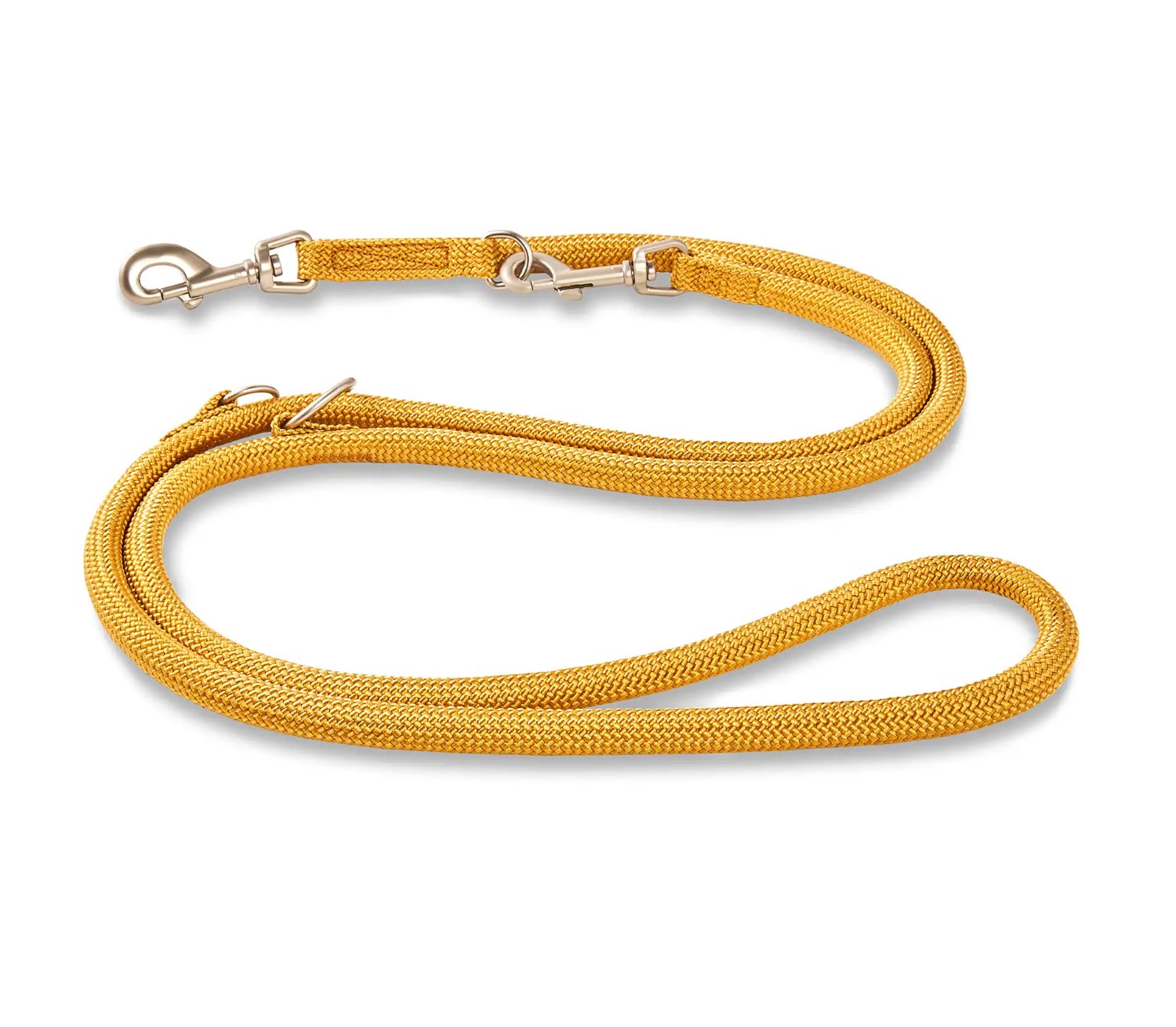 Wolters K2-Tauprogramm Führleine Currygelb | Hundeleine flexibel, robust & komfortabel | Länge 200 cm x 0,9 cm