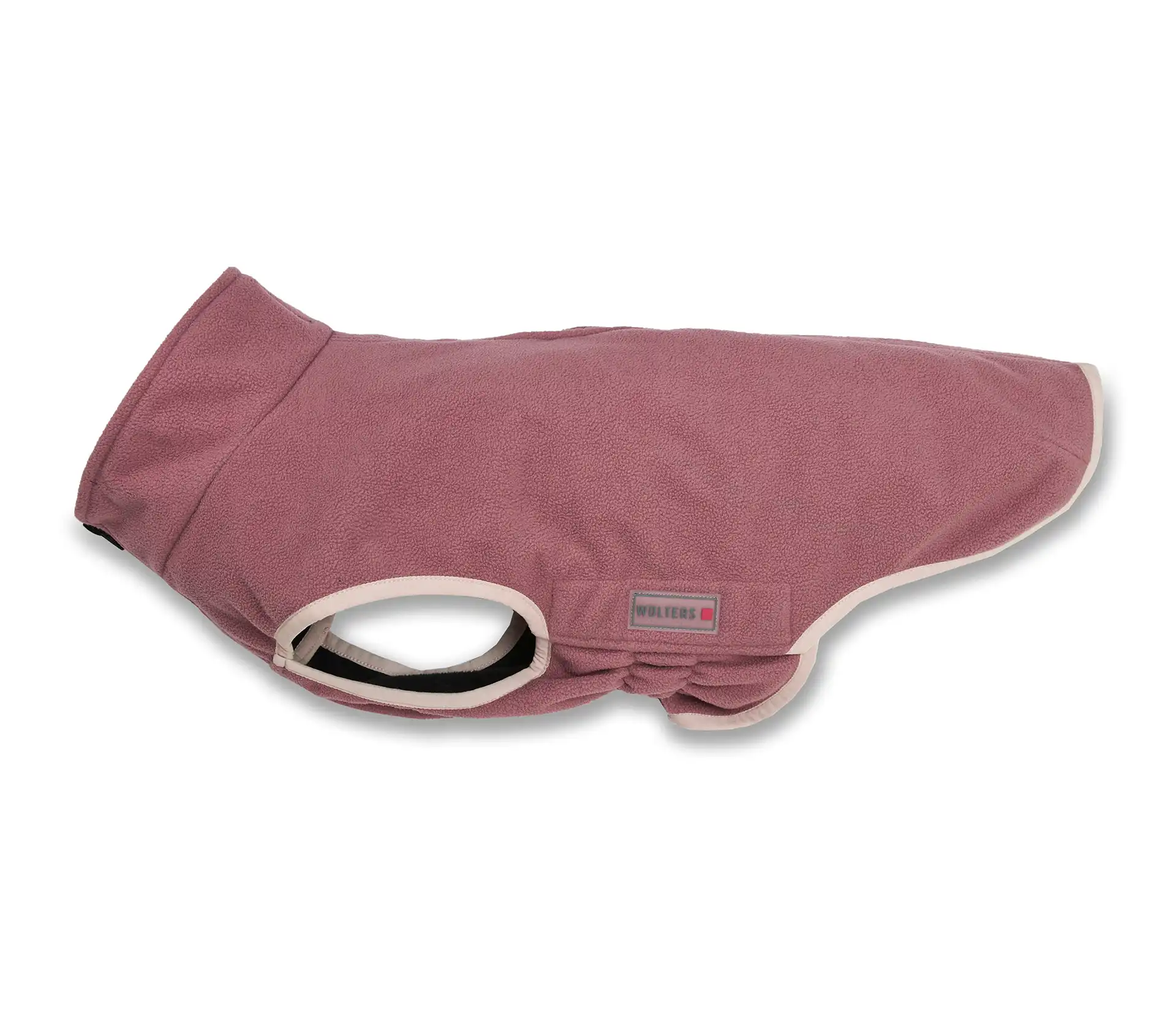 Wolters Fleecejacke Casual | Hundebekleidung für Komfort bei jedem Wetter | Farbe Dunkelrose Gr. 22 (Rückenlänge 22 - 24 cm)