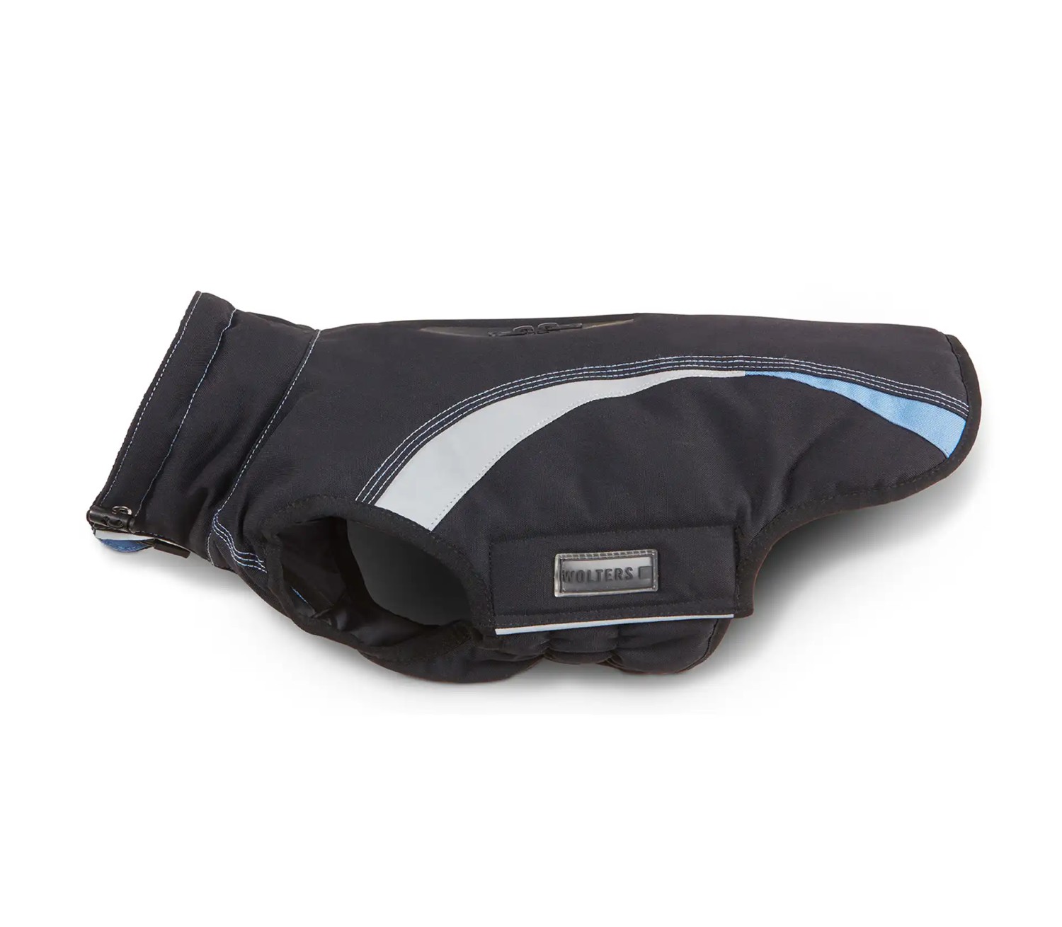 Wolters Outdoorjacke Xtra Strong | Strapazierfähige & robuste Jacke für aktive Hunde | Farbe Riverside-Blue - Gr. 28 (Rückenlänge 27-29 cm)