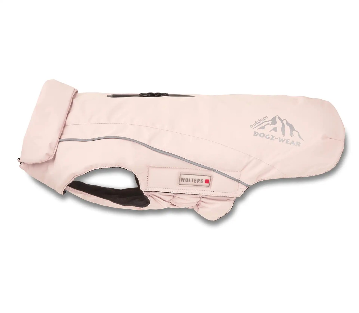 Wolters Wolters Skijacke Dogz-Wear | Wintermantel für Hunde | Farbe Rosa | Größe 28 (Rückenlänge 27 - 29 cm)