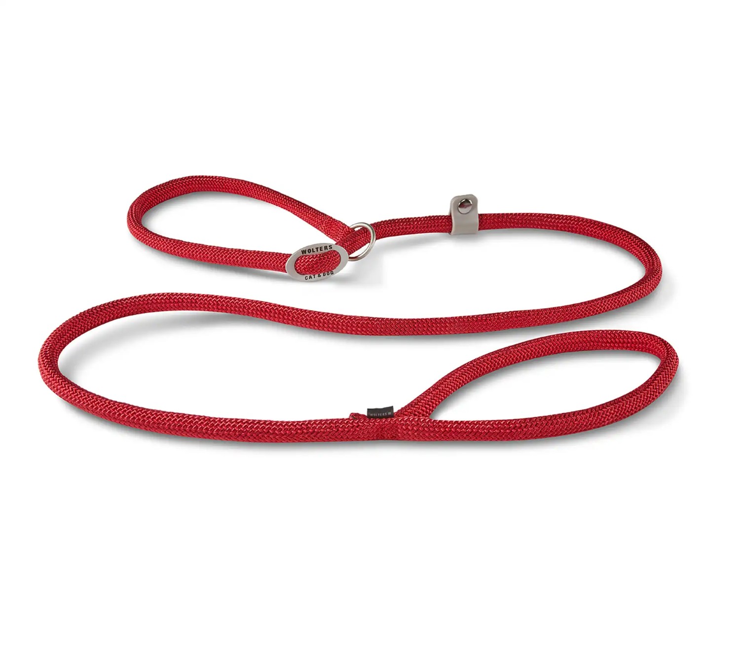 Wolters K2-Tauprogramm Moxonleine Rot | Kombination aus Führleine und Halsband | Länge 180 cm x 0,9 cm