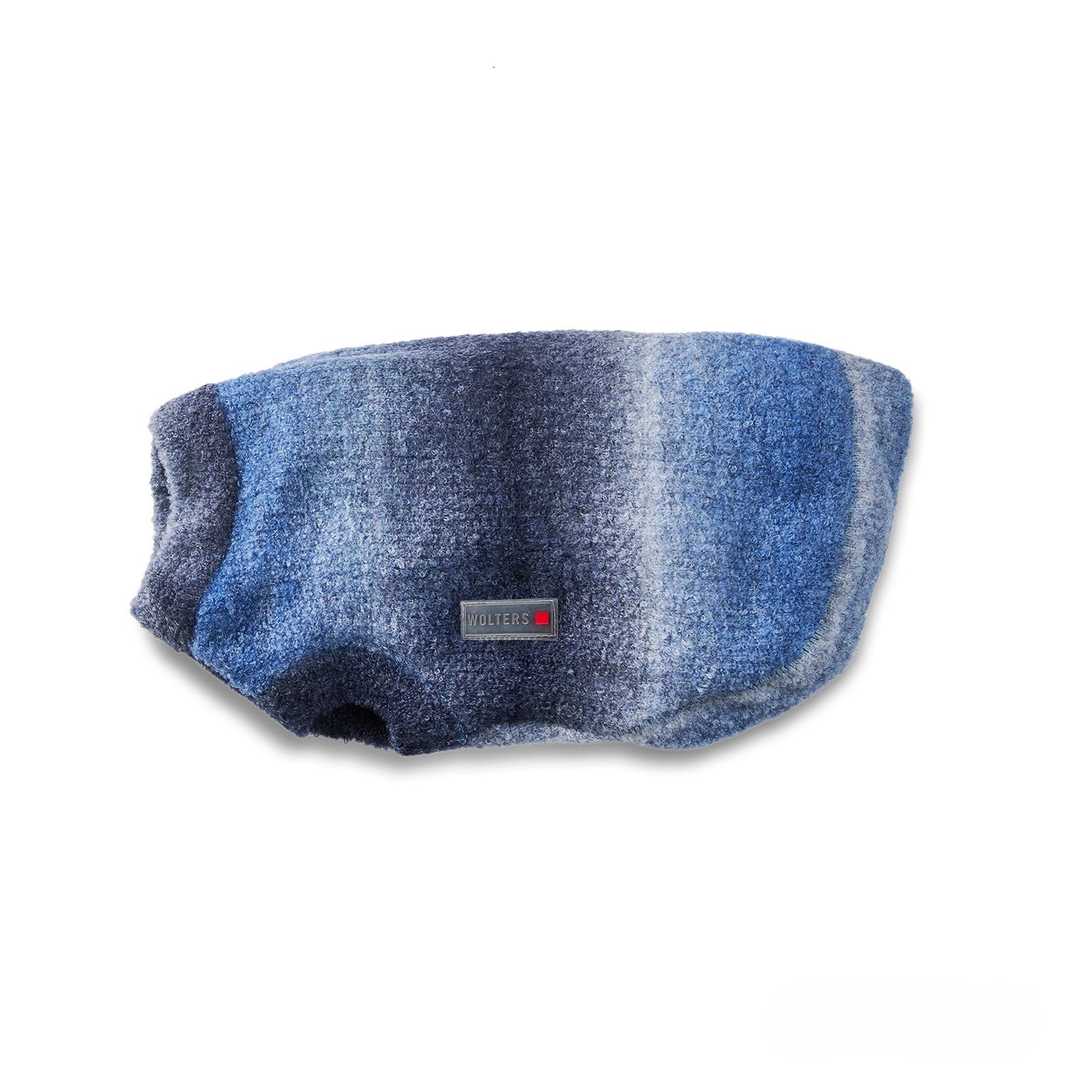 WOLTERS Strickpullover Sky | Blauer Hundepullover mit Farbverlauf | verschiedene Größen