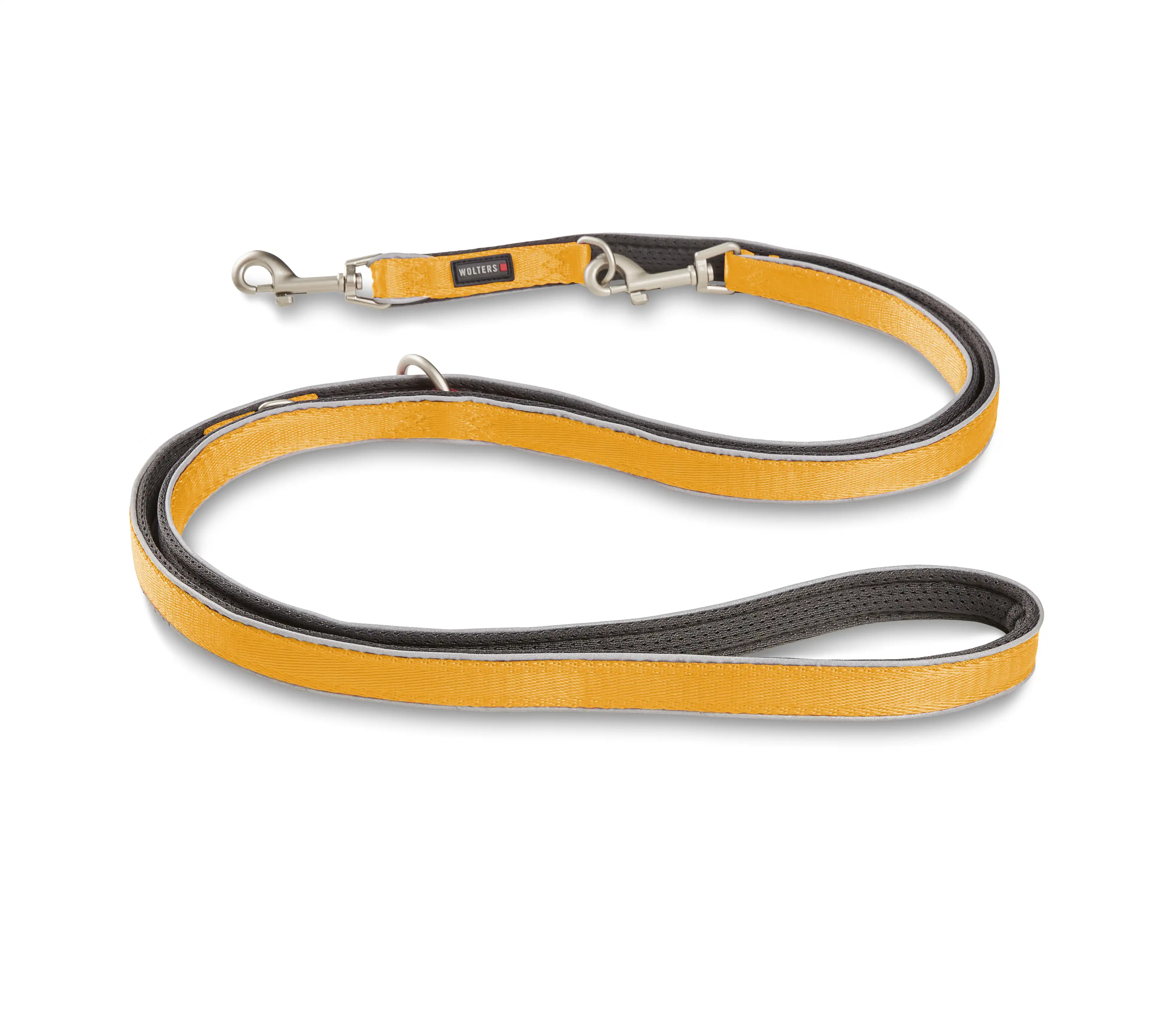 Wolters Active Pro Comfort Führleine | Farbe Orange-Anthrazit | Größe XL - 200 cm x 30 mm
