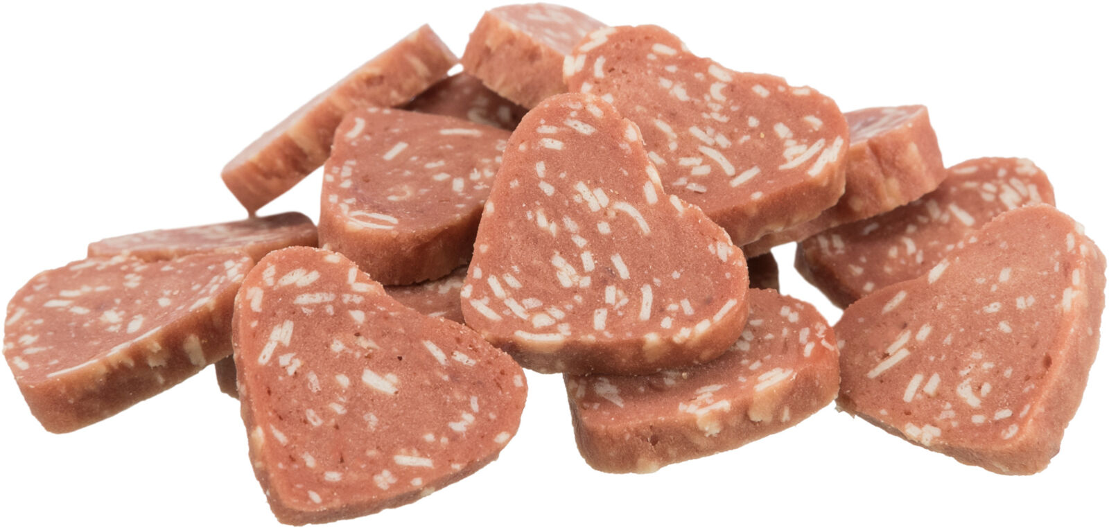 Trixie Premio Hearts mit Entenbrust & Seelachs | Katzensnack mit 65 % Entenbrust und 18 % Fisch | Ergänzungsfutter Beutel 50 g